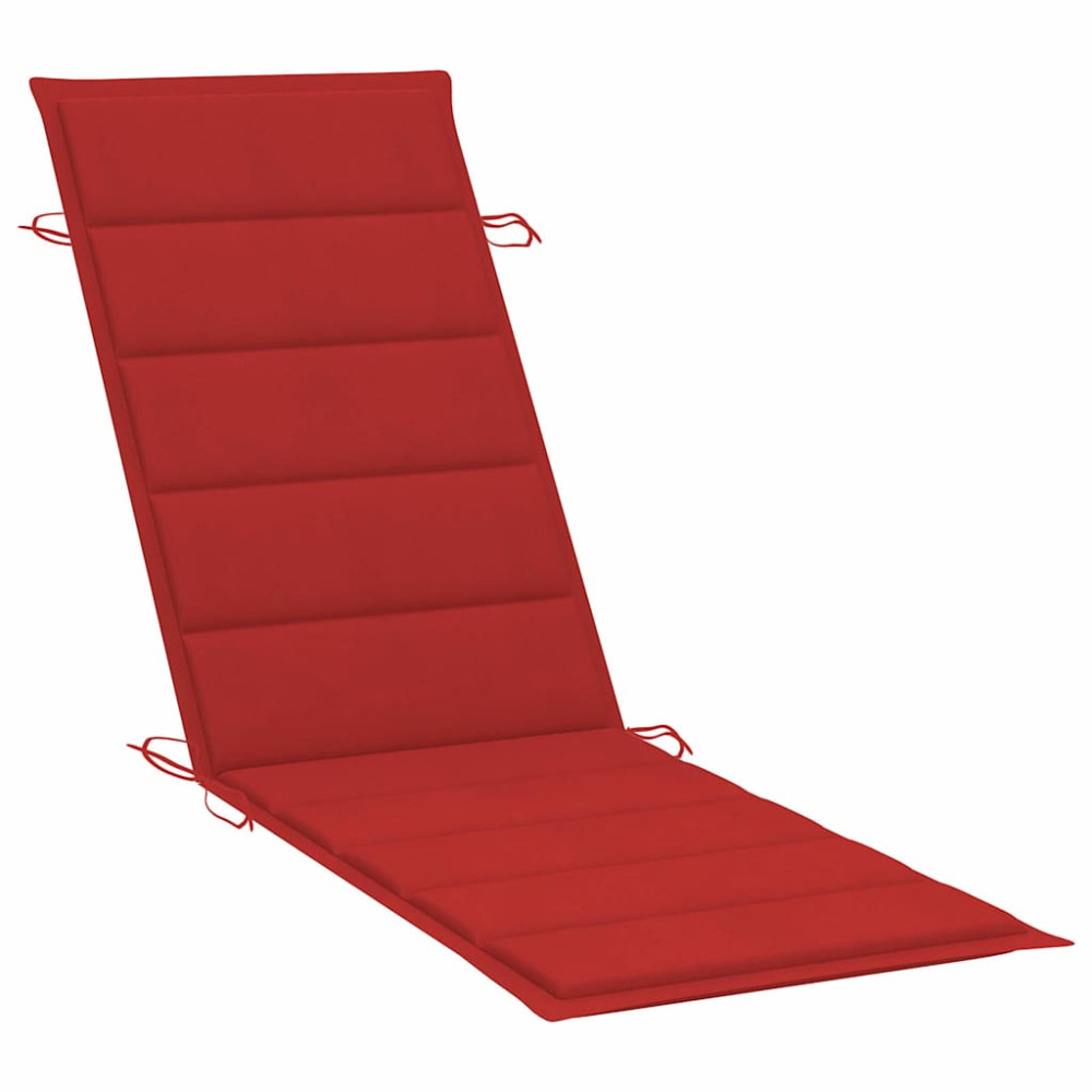 Produktbild för Solsängar 2 st med dynor massivt akaciaträ