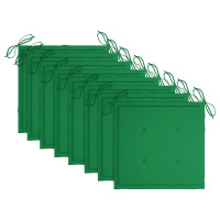 Produktbild för Trädgårdsstolar 8 st med dynor massivt akaciaträ