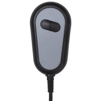 Produktbild för Elektrisk massagefåtölj svart konstläder