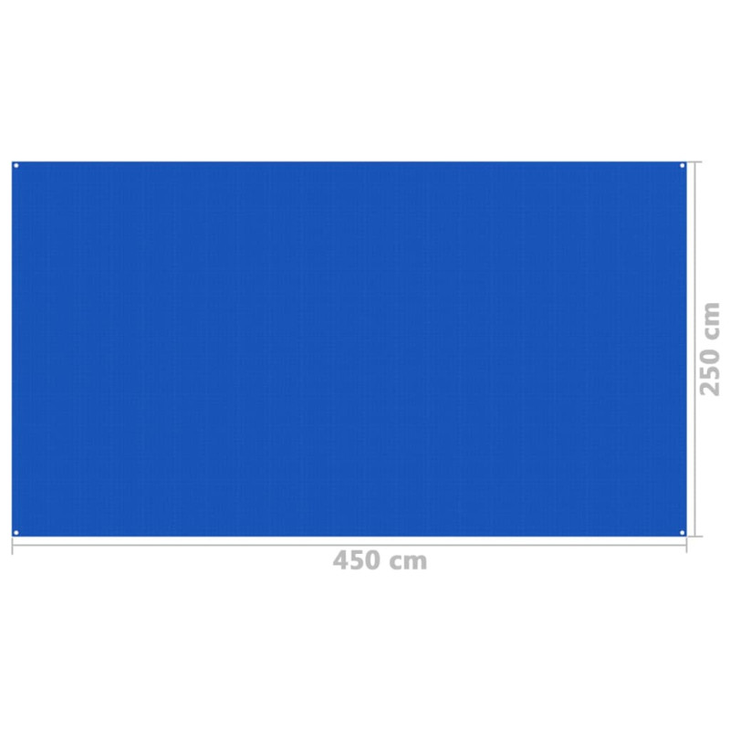 Produktbild för Tältmatta 250x450 cm blå