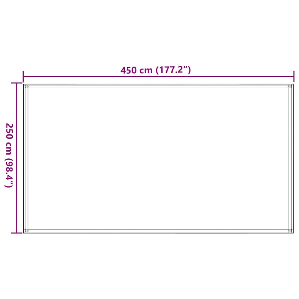 Produktbild för Tältmatta 250x450 cm blå