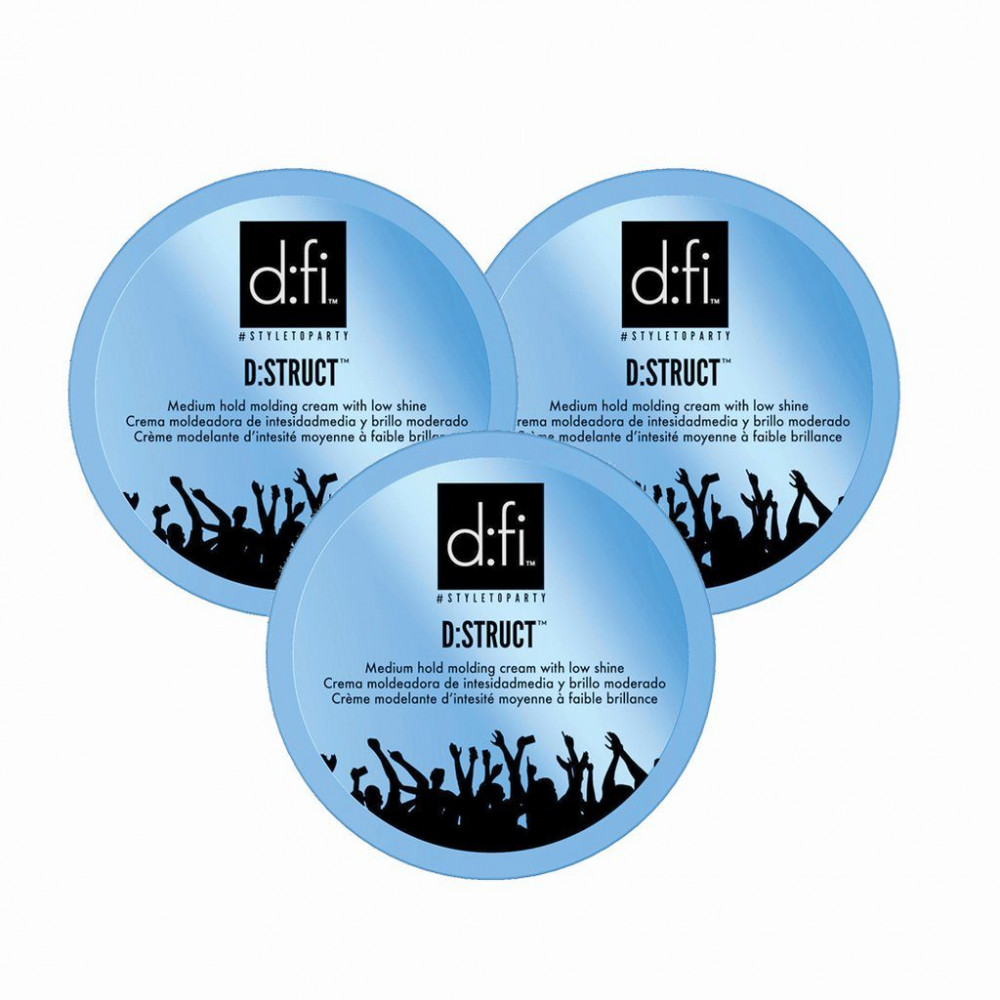 Produktbild för 3-pack D:fi D:struct Molding Cream 75g