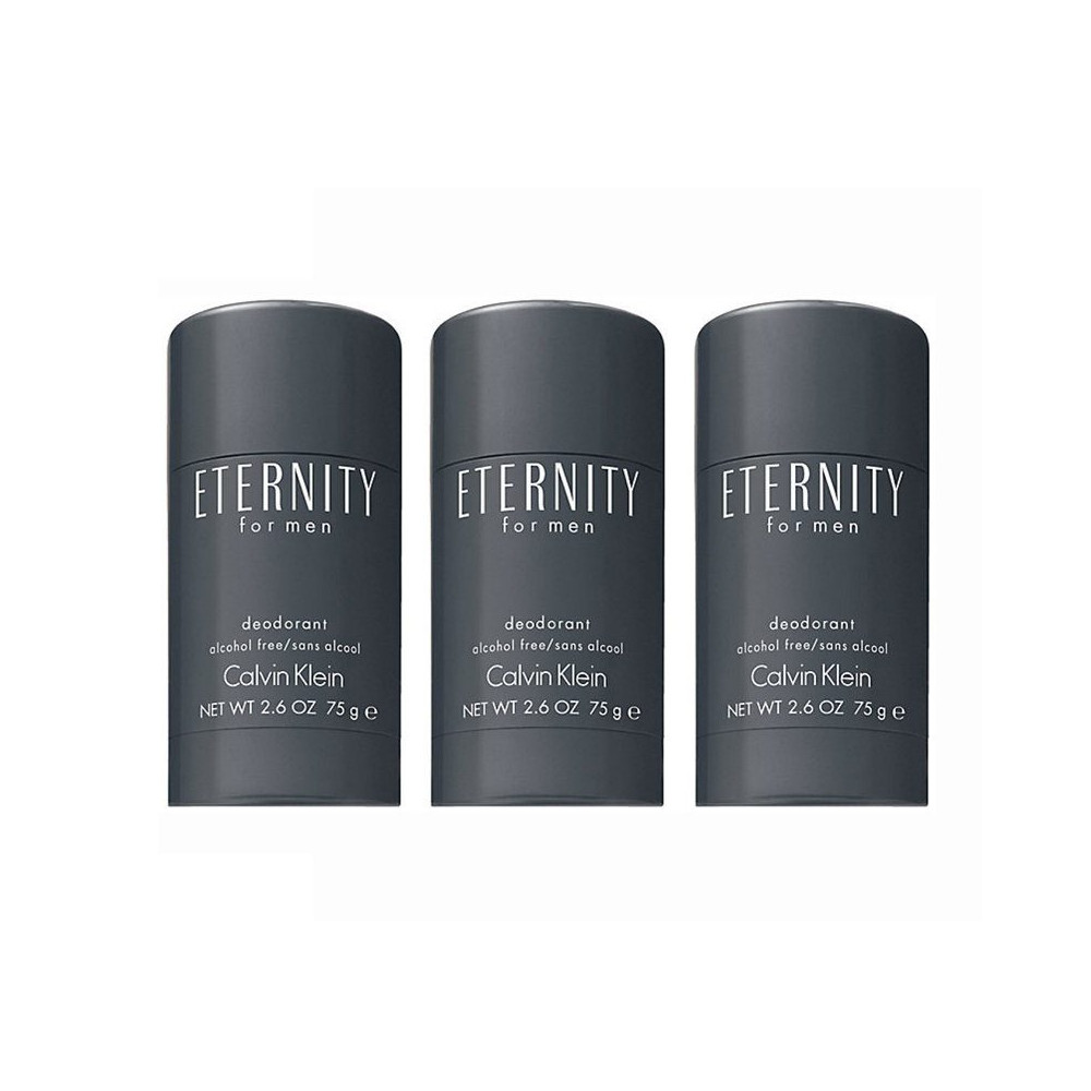 Produktbild för 3-pack Calvin Klein Eternity For Men Deostick 75ml