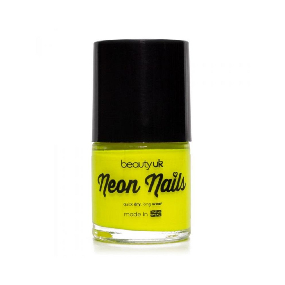 Produktbild för Beauty UK Neon Nail Polish - Yellow