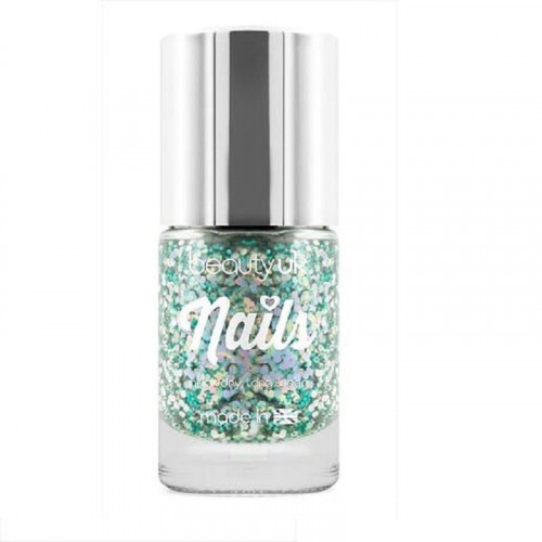 BeautyUK Beauty UK Glitter Nail Polish - Aurora Dream Green