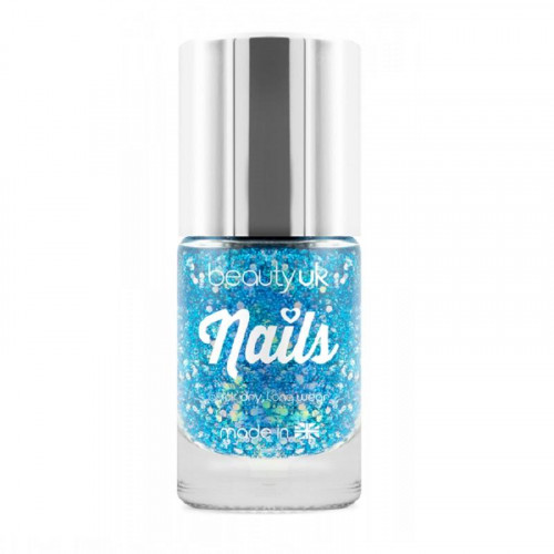 BeautyUK Beauty UK Glitter Nail Polish - Supernova Blue