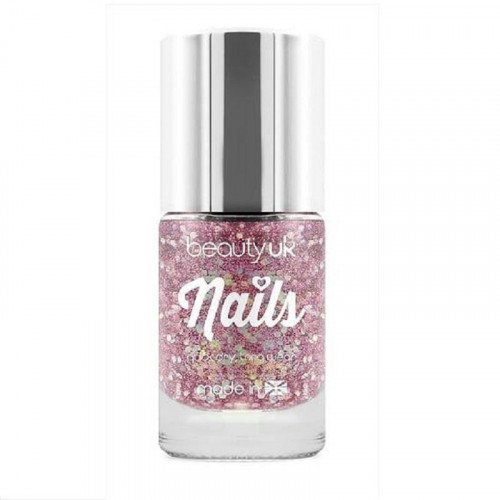 BeautyUK Beauty UK Glitter Nail Polish - Stardust Pink