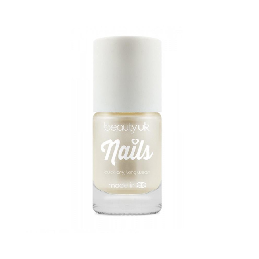 Produktbild för Beauty UK Candy Pearl Nail Polish - White