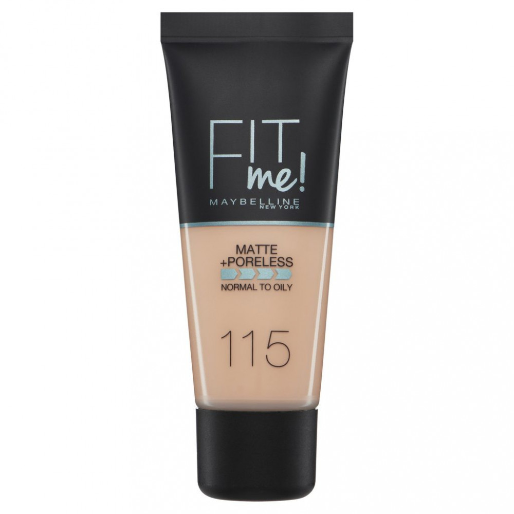 Produktbild för Fit Me Matte + Poreless Foundation - 115 Ivory