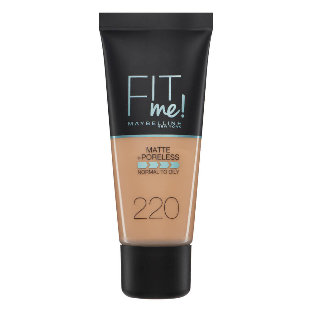 Produktbild för Fit Me Matte + Poreless Foundation- 220 Natural Beige