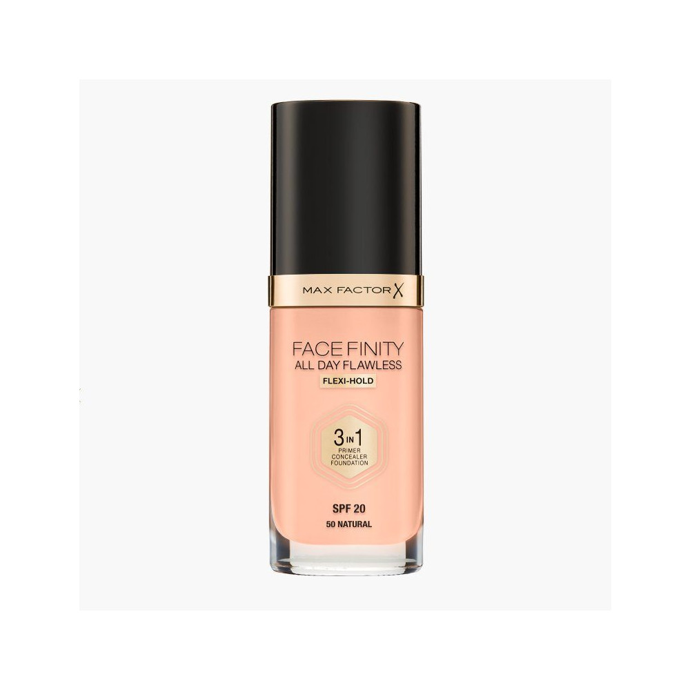 Produktbild för Facefinity 3 In 1 Foundation 50 Natural