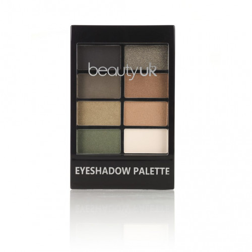 BeautyUK Beauty UK Eyeshadow Palette no.5 - Green with Envy