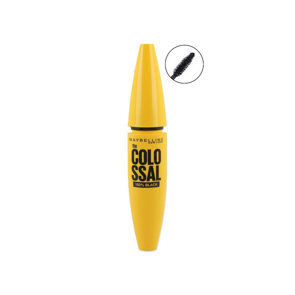 Produktbild för Colossal Mascara 100% Black 10,7ml