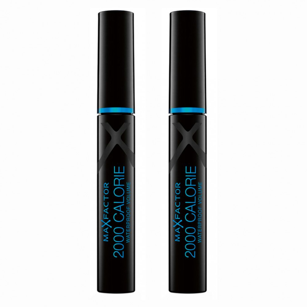Produktbild för 2-pack Max Factor 2000 Calorie Mascara Waterproof Black 9ml