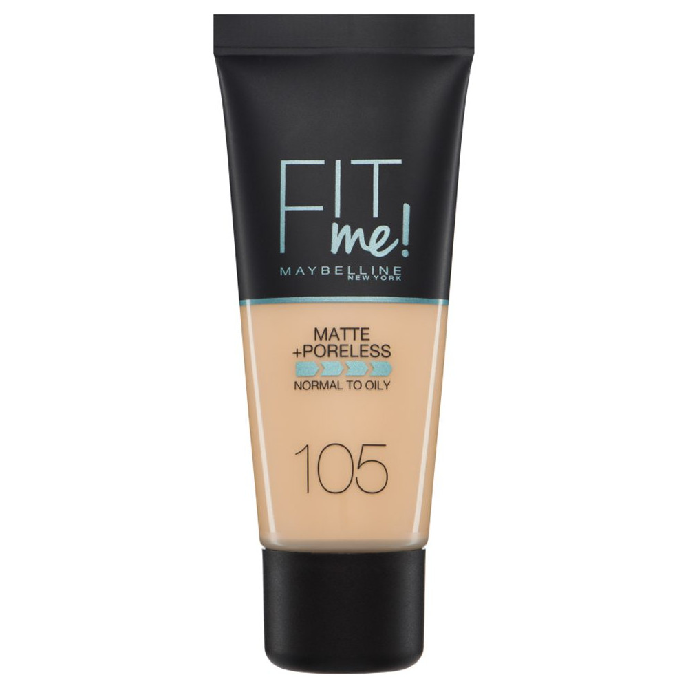 Produktbild för Fit Me Matte + Poreless Foundation- 105 Natural Ivory