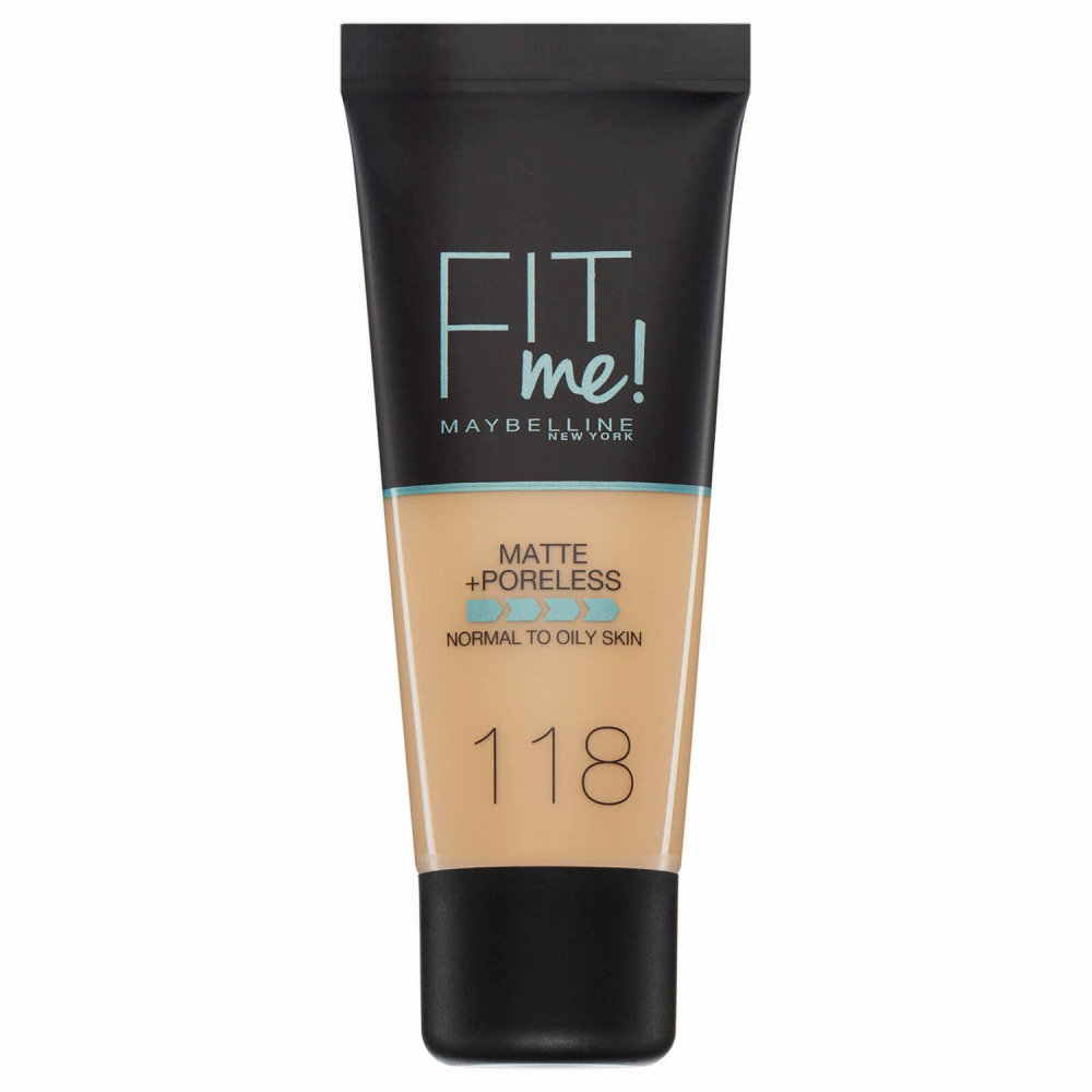 Produktbild för Fit Me Matte + Poreless Foundation - 118 Nude