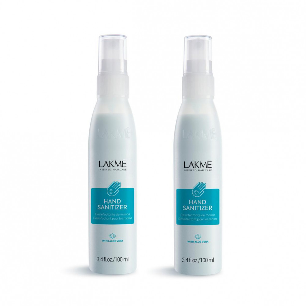 Produktbild för 2-pack Lakmé Hand Sanitizer With Aloe Vera 100ml