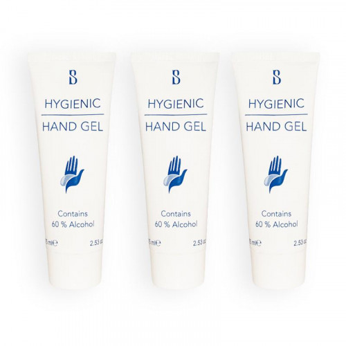 Cleansing Hand Gel With Alcohol 3-pack Brilliant Smile Hygienic Hand Gel With Alcohol 75ml