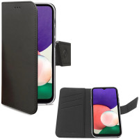 Miniatyr av produktbild för Wallet Case Galaxy A22 5G Svart