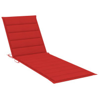 Produktbild för Solsäng med dyna bambu