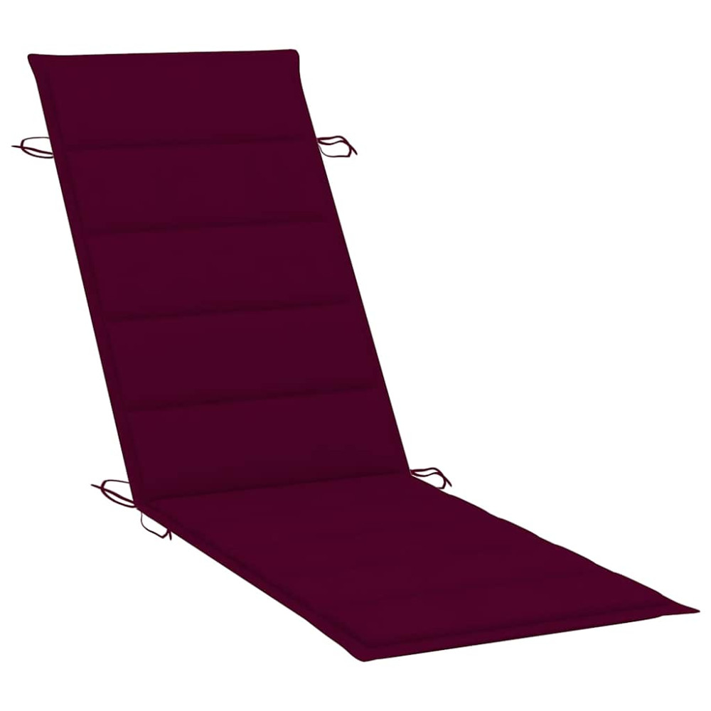 Produktbild för Solsängar 2 st med bord och dynor massivt akaciaträ