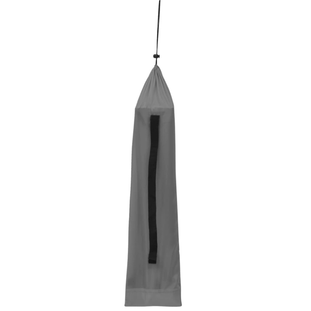 Produktbild för Campingsäng 180x60x19 cm oxfordtyg och stål grå