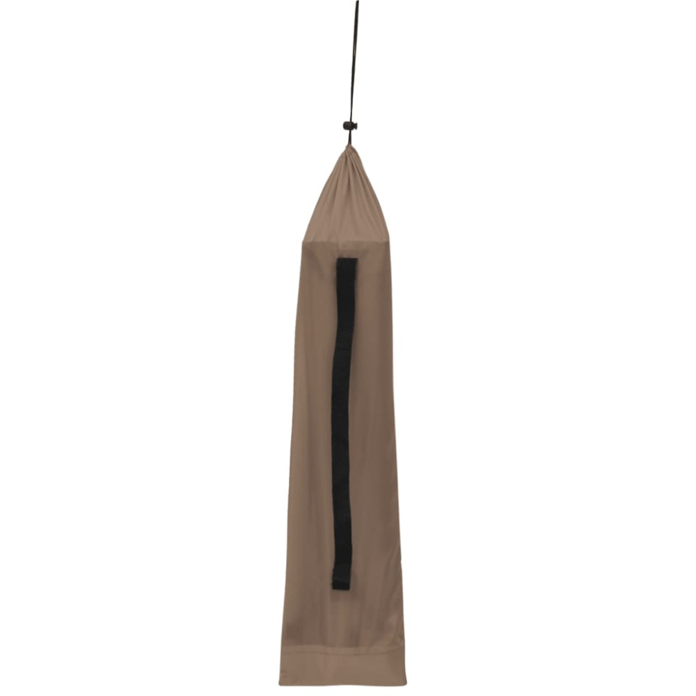 Produktbild för Campingsäng 180x60x19 cm oxfordtyg och stål taupe