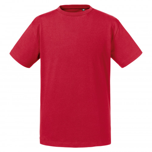 Russell Kids Pure Organic Tee Classic Red