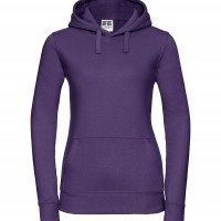 Russell Ladies Authentic Hooded Sweat Purple