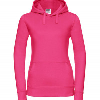 Russell Ladies Authentic Hooded Sweat Fuchsia
