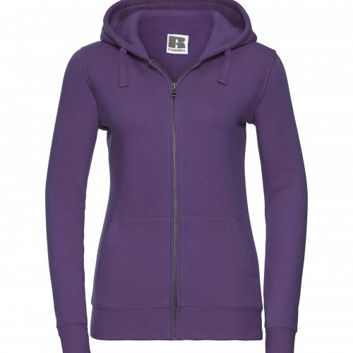 Russell Ladie's Authentic Zipped Hood Purple