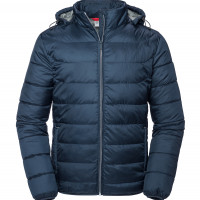 Russell Men's Hooded Nano Jacket French Navy