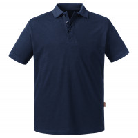 Russell Men's Pure Organic Polo French Navy