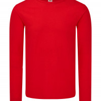 Fruit of the Loom Iconic 150 Classic Long Sleeve T Red