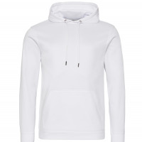 Just Hoods Sports Polyester Hoodie Arctic White