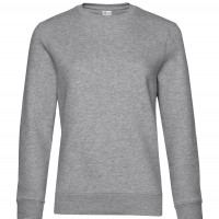 B and C Collection B&C QUEEN Crew Neck Heather Grey