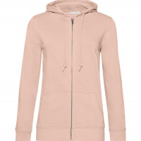 B and C Collection B&C Inspire Zipped Hood /women SoftRose