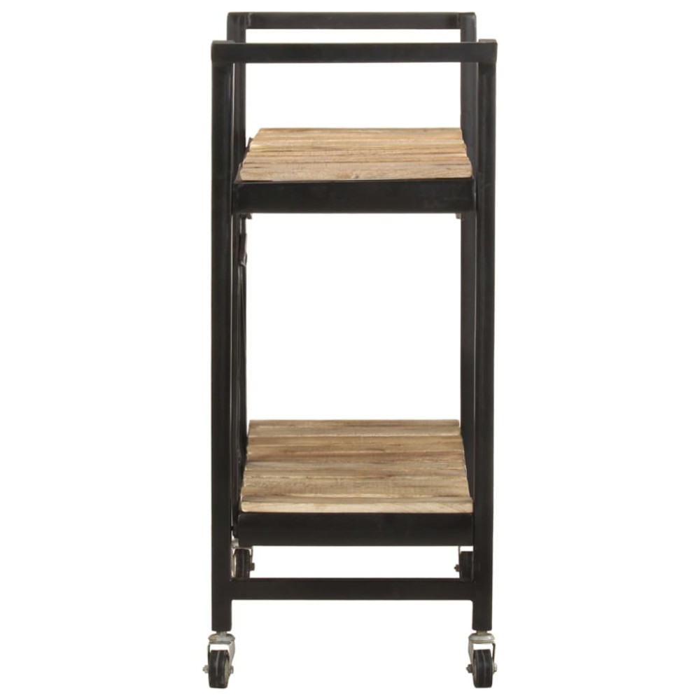 Produktbild för Köksvagn 87x36x81 cm massivt mangoträ