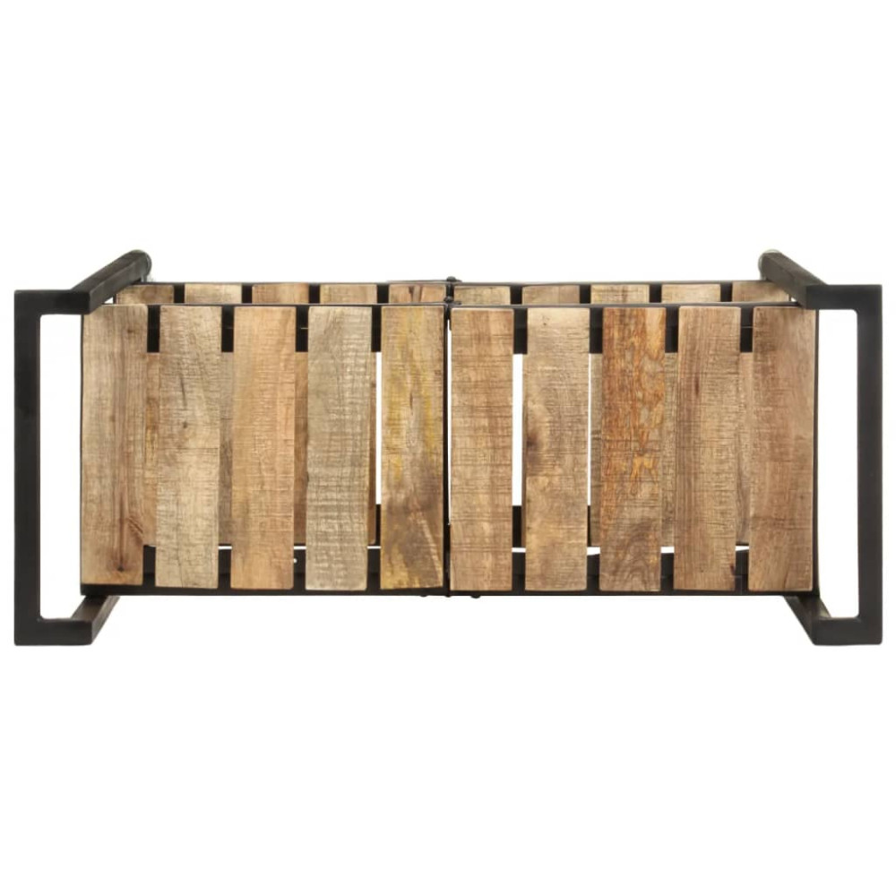 Produktbild för Köksvagn 87x36x81 cm massivt mangoträ