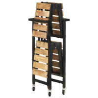 Produktbild för Köksvagn 87x36x81 cm massivt mangoträ
