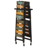Produktbild för Köksvagn 87x36x81 cm massivt återvunnet trä