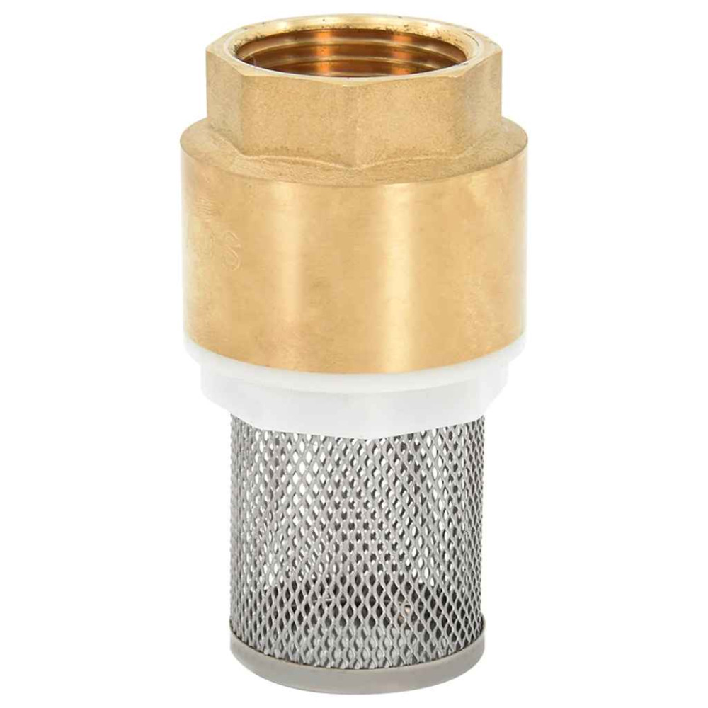 Produktbild för Sugslang med kopplingar mässing svart 1,1" 10 m PVC
