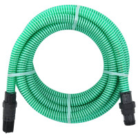 vidaXL Sugslang med PVC-kopplingar 4 m 22 mm grön