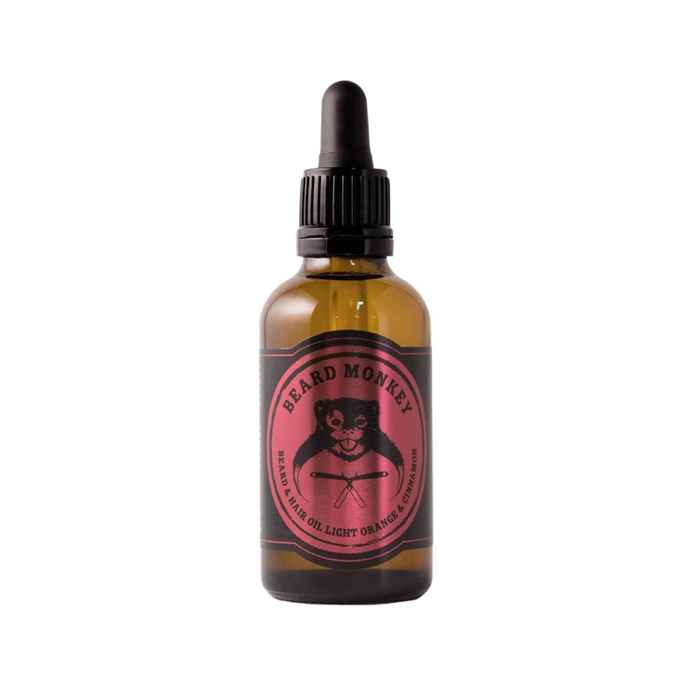 Produktbild för Beard & Hair Oil Light Orange & Cinnamon 50ml