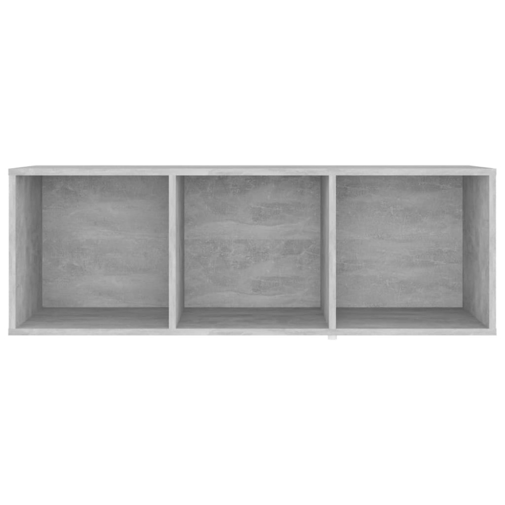 Produktbild för TV-skåp 2 delar betonggrå 107x35x37 cm konstruerat trä
