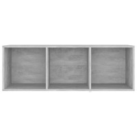 Produktbild för TV-skåp 2 delar betonggrå 107x35x37 cm konstruerat trä