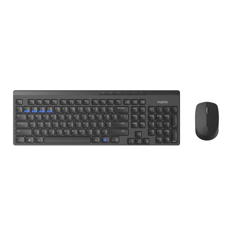 Produktbild för Keyboard/Mice Set 8100M Multi-Mode Wireless Black