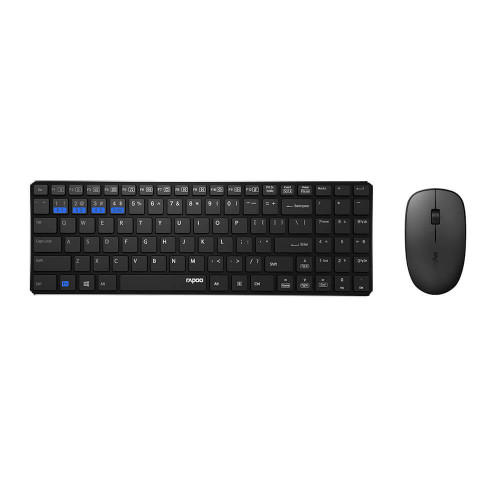 RAPOO Keyboard/Mice Set 9300M Wireless Multi-Mode Black