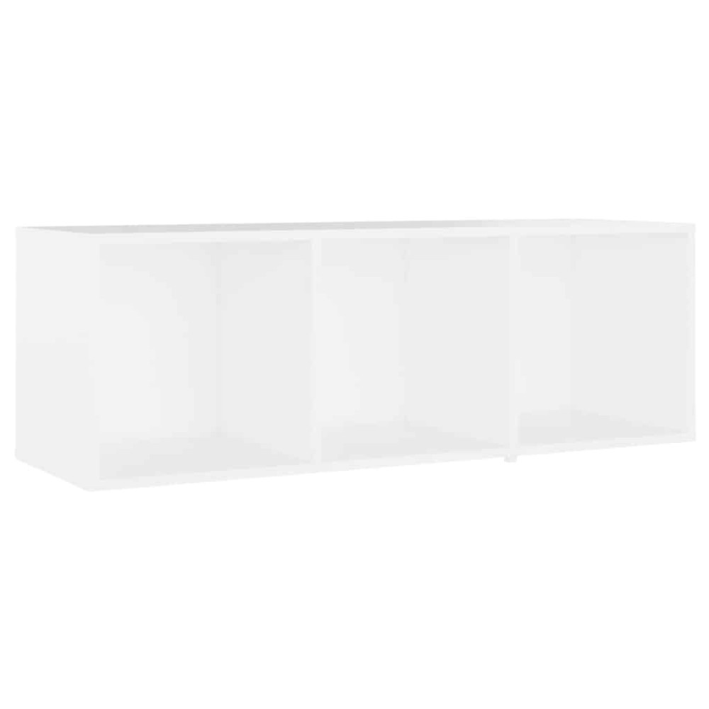 Produktbild för TV-skåp 2 st vit 107x35x37 cm konstruerat trä