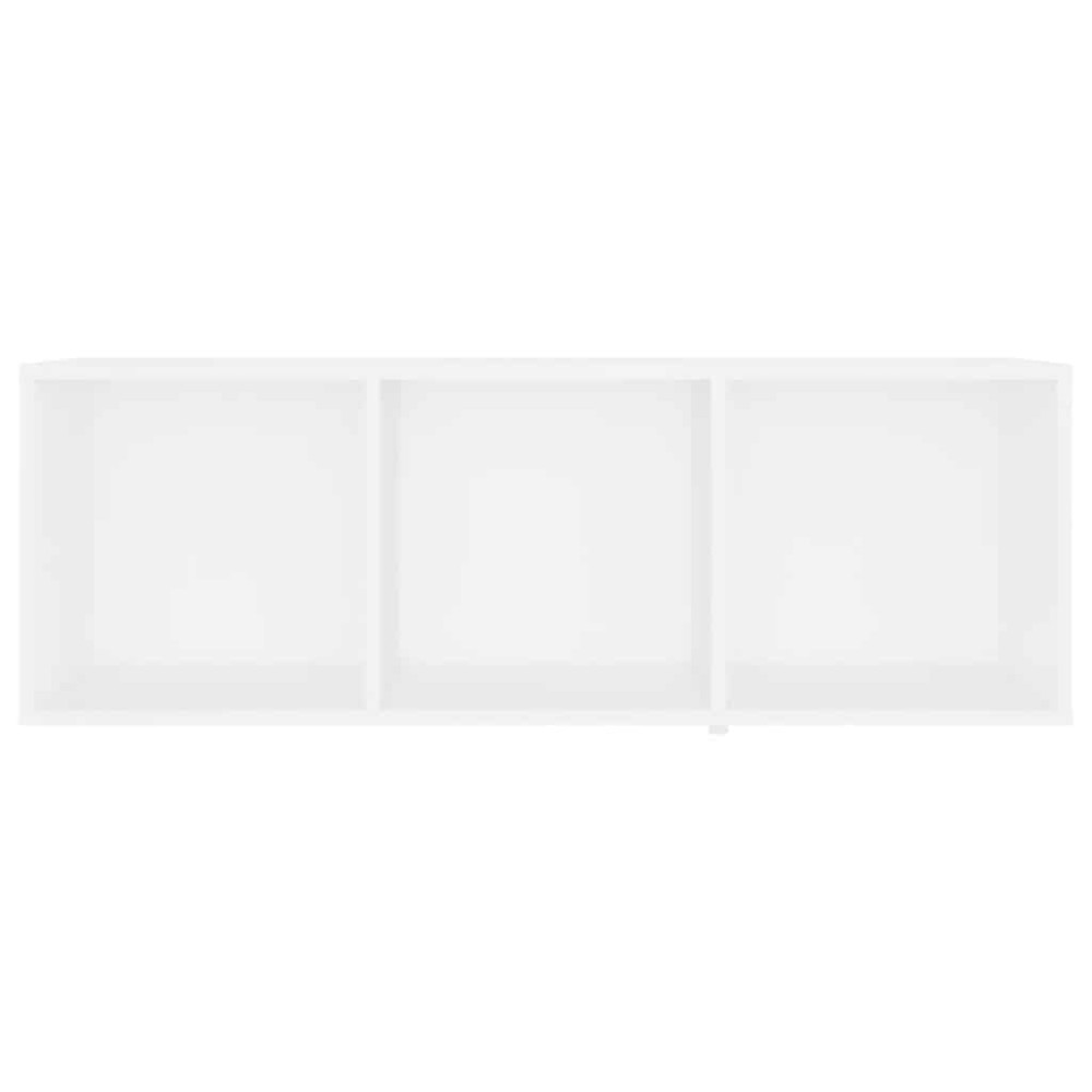 Produktbild för TV-skåp 2 st vit 107x35x37 cm konstruerat trä
